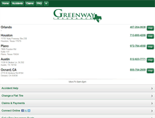 Tablet Screenshot of greenway-ins.com